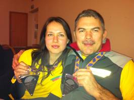 Jelena Babinina (Šigauskienė) ir Vladas Šigauskas