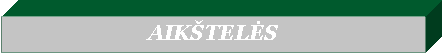 �������: AIKŠTELĖS