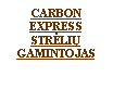 Text Box: CARBON EXPRESSSTRĖLIŲ GAMINTOJAS